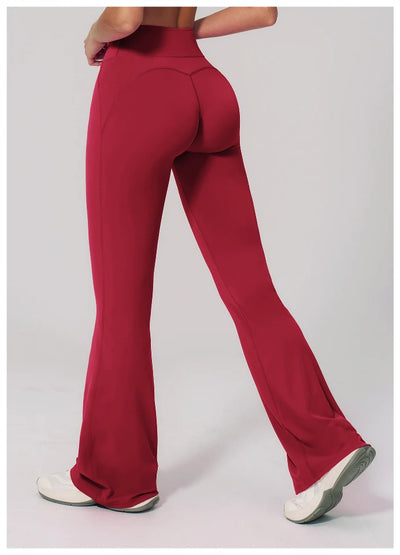 SPARK Cloud-Like High Waist Hip Lift Flared Pants ZC3091-2