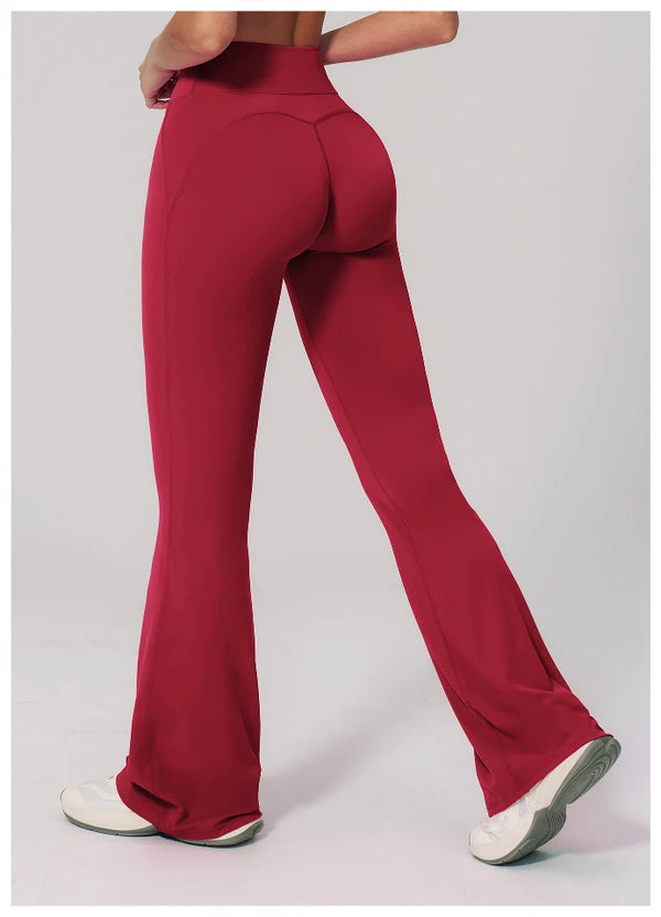 SPARK Cloud-Like High Waist Hip Lift Flared Pants ZC3091-2