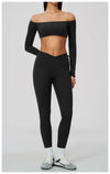 SPARK Women's Naked-Feel Cross Waist Yoga Leggings ZC2588