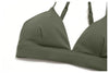 SPARK Women's Brushed V-Neck Cross-Back Yoga Bra ZC8793