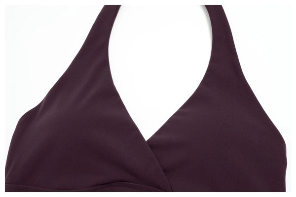 SPARK Women's Halter Deep V-neck Yoga Tank Top ZC4208
