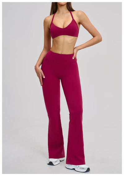 SPARK Women's Halter Neck Yoga Sport Bra ZC4201