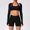 SPARK Women's Thin Smock with Open Back Fitness Cropped Top RX2376