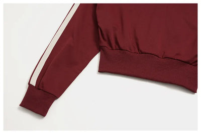 SPARK Women’s Color Block Cropped Hooded Jacket | Thick Warm Athletic & Casual Jacket ZC3005