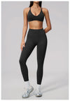SPARK Seamless Ribbed 3-Way Convertible Yoga Sports Bra ZC3597