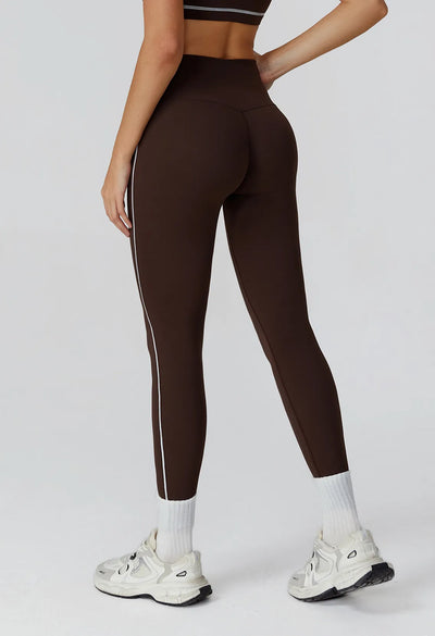 SPARK Contrast Color High Waist Yoga Leggings ZC2036