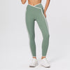 SPARK Contrast Color Crossover High Waist Sports Yoga Pants RX6008