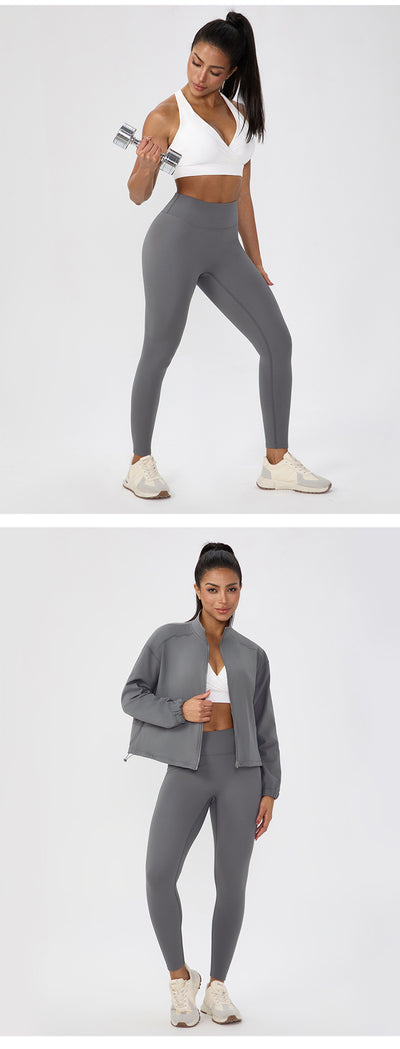 SPARK Women's Warm Plush Outdoor Sports Fitness Leggings YEL52328