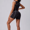 SPARK Athletic Short Bodysuit with Zipper FYD212