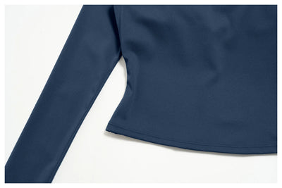 SPARK Women’s Color Block Halter Yoga Long Sleeve Top ZC2585