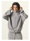 SPARK Unisex Washed-Style Plush-Lined Sweatshirt Set PL8305