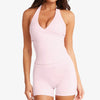 SPARK Halter Neck Vest Yoga Clothes Two Piece Set RX1346