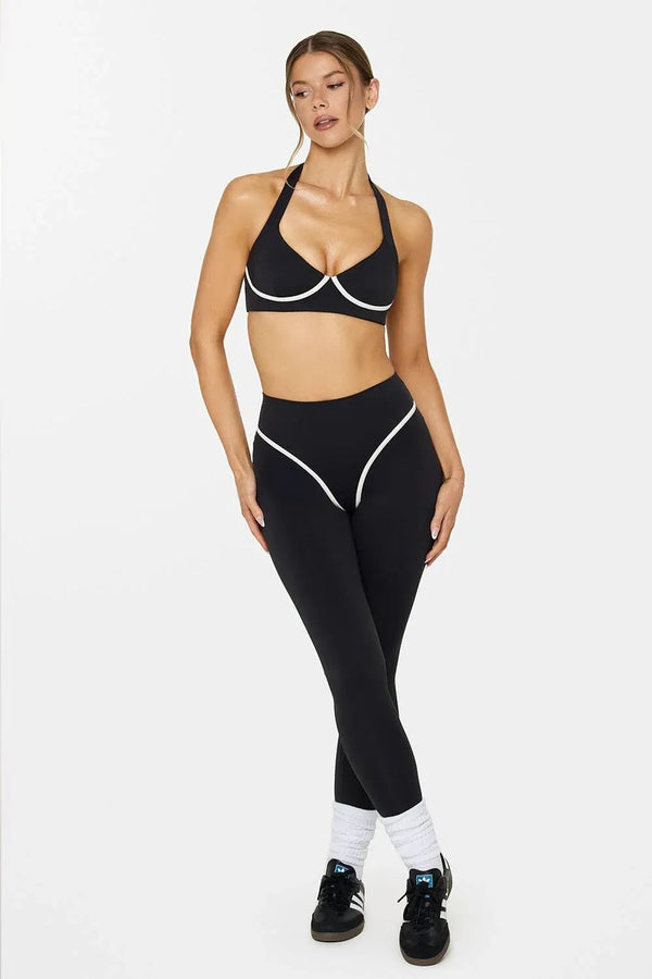 SPARK Halter Neck Shockproof Yoga Bra For Women FNK25156