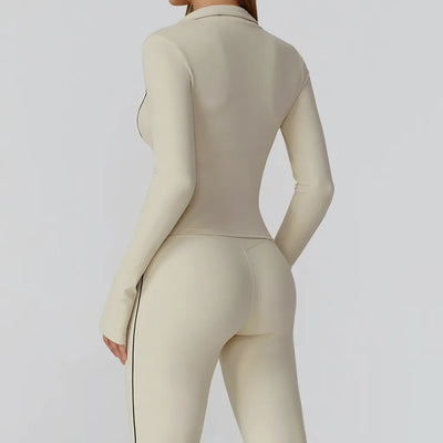 SPARK Contrast Color Slim Yoga Jacket ZC2036