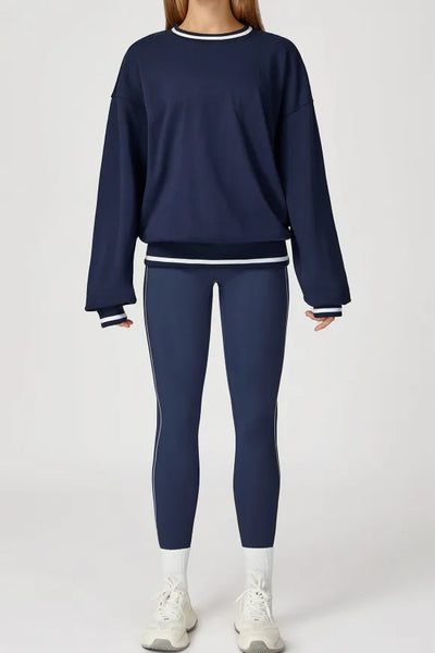 SPARK Autumn Contrast Color Leisure Windproof Sweatshirt ZC7028