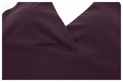 SPARK Women's Halter Deep V-neck Yoga Tank Top ZC4208