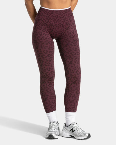 SPARK Seamless Leopard-print Yoga Fitness Leggings RXW3006-2
