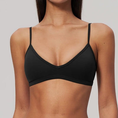 SPARK Women's V-Neck High-Stretch Yoga Fitness Bra ZC9599