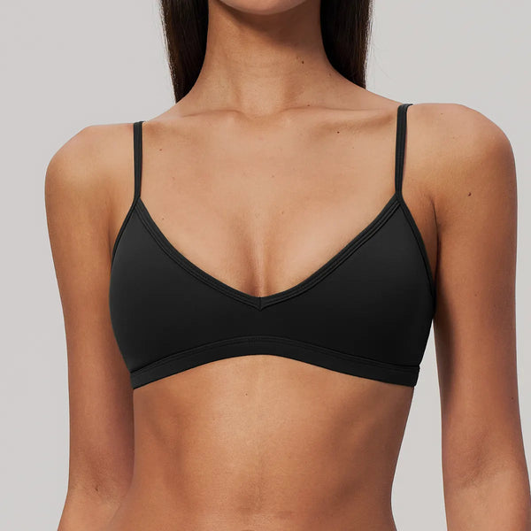SPARK Women's V-Neck High-Stretch Yoga Fitness Bra ZC9599