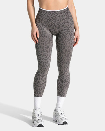 SPARK Seamless Leopard-print Yoga Fitness Leggings RXW3006-2