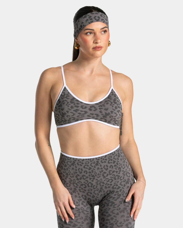 SPARK Seamless Leopard-print Yoga Fitness Bra RXW3006-2