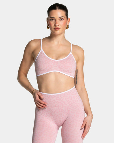 SPARK Seamless Leopard-print Yoga Fitness Bra RXW3006-2