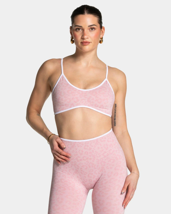 SPARK Seamless Leopard-print Yoga Fitness Bra RXW3006-2