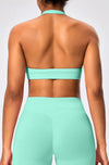 SPARK Seamless Halter Neck Yoga Fitness Bra RX2376