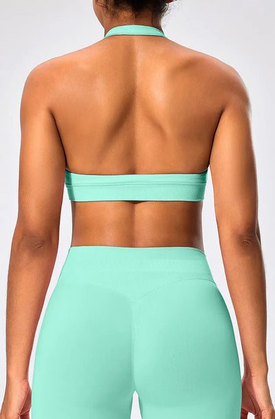 SPARK Seamless Halter Neck Yoga Fitness Bra RX2376