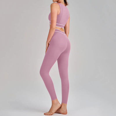 SPARK New Yoga Suit High Waist Two Piece Fitness Set QY6010