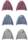SPARK Unisex Washed-Style Plush-Lined Sweatshirt Set PL8305