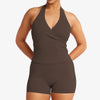 SPARK Halter Neck Vest Yoga Clothes Two Piece Set RX1346
