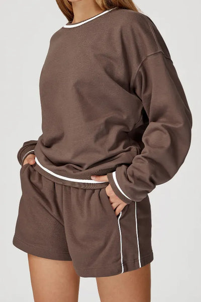 SPARK Autumn Contrast Color Leisure Windproof Sweatshirt ZC7028