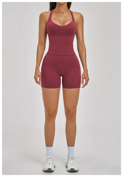 SPARK Women's Criss-Cross Back Yoga Sports Tank Top ZC2546