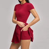 SPARK Women's Naked-Feel Zipper Tennis Skirt ZC9576