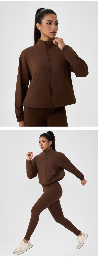 SPARK Outdoor Running Fitness Sports Jacket For Women YEL52630