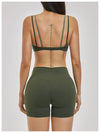 SPARK Women's Double-layer Fake Two-piece Color-Blocking Yoga Bra ZC6116