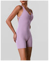 SPARK  Women’s Cross-back V Neck Yoga Bodysuit YG2605