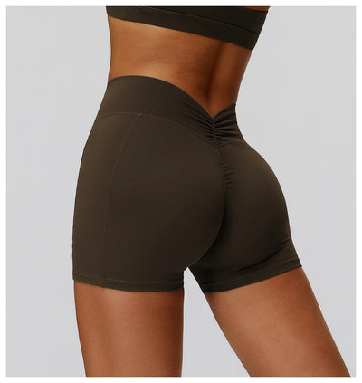 SPARK Back Waist Scrunch Shorts for Women