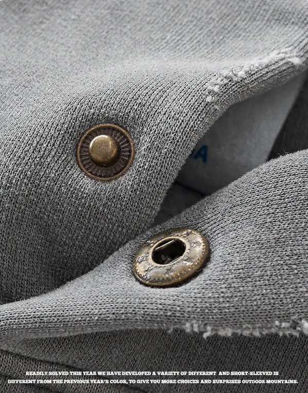 SPARK Unisex Washed-Style Plush-Lined Sweatshirt Set PL8305