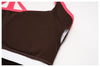 SPARK Women’s Color-Block Crossover Backless Workout Tank Top ZC2578