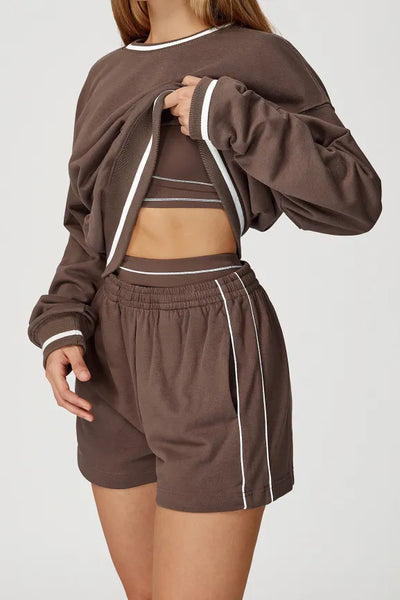 SPARK Autumn Contrast Color Leisure Windproof Sweatshirt ZC7028