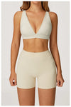 SPARK Brushed High Waist Fitness Yoga Shorts ZC4507