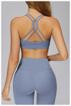 SPARK Cross Hollow Back Sports Bra for Running and Fitness ZC7011
