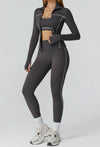 SPARK Contrast Color Slim Yoga Jacket ZC2036