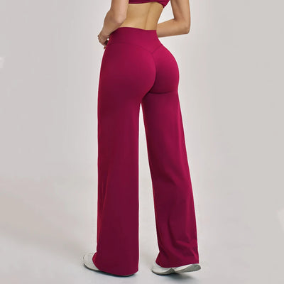 SPARK Women's High Waist Wide Leg Yoga Pants ZC3127