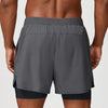SPARK Men's Quick-drying Double Layer Athletic Shorts DD1182