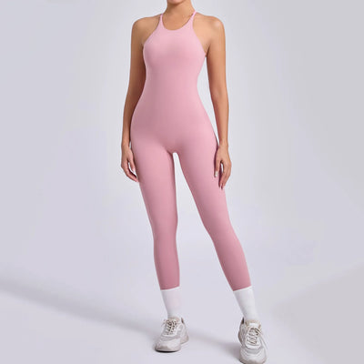 SPARK Adjustable Strap One-piece Yoga Fitness Jumpsuit TF95856
