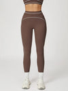 SPARK Contrast Color Sanded Folded High Waist Leggings ZC7028