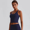 SPARK Yoga Crop Top with Sexy Cross Back LQ8028